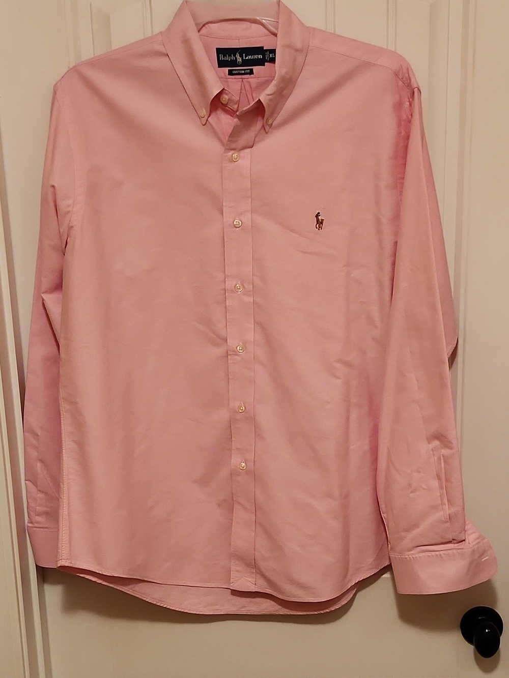Ralph Lauren Men’s Light Pink Button-Down Oxford Shirt 0180